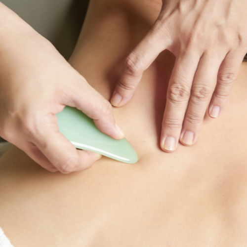 Lymphatic Massage with Gua Sha