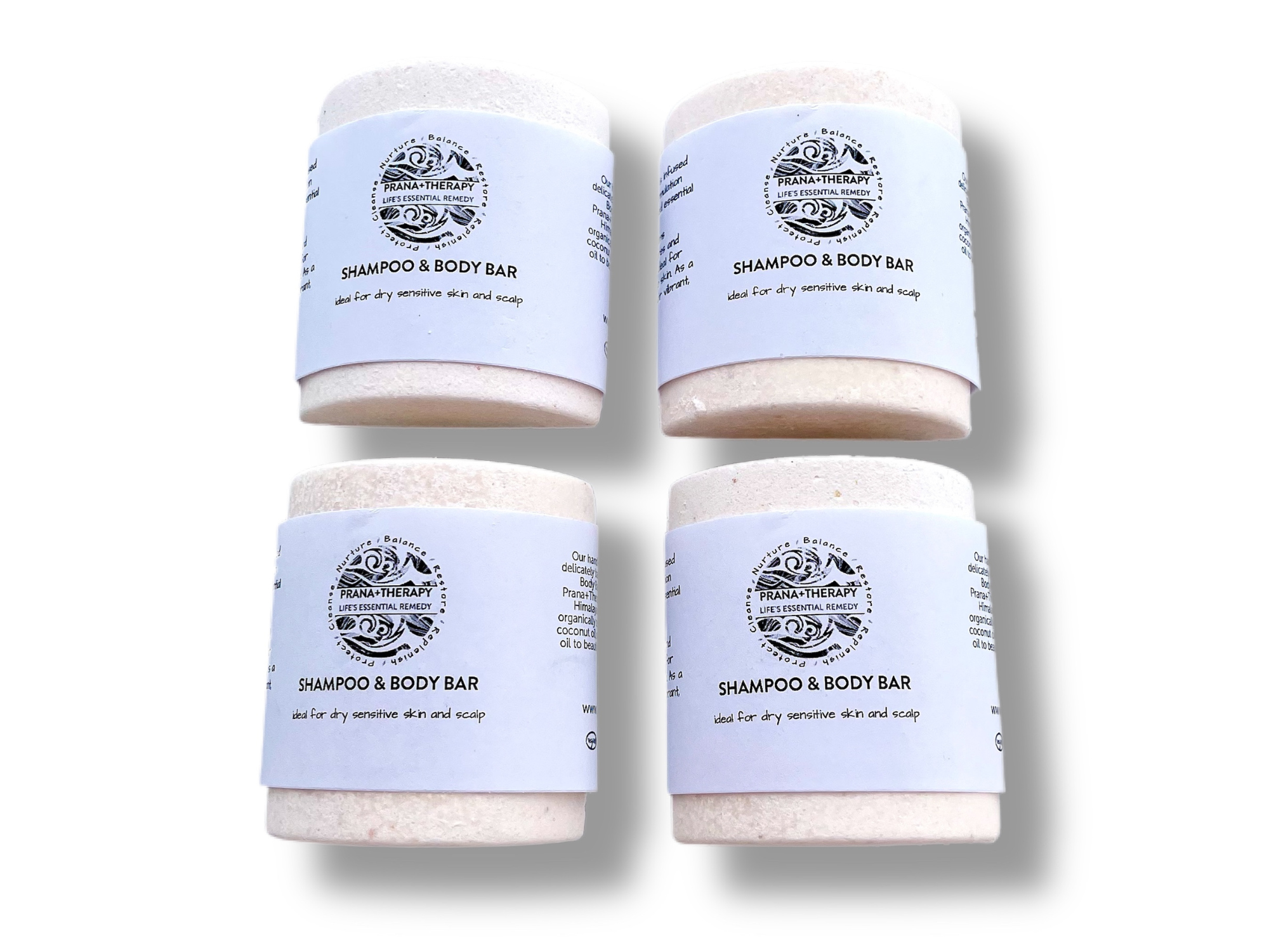 Prana+Therapy Infused Shampoo & Body Bar Refill Pack