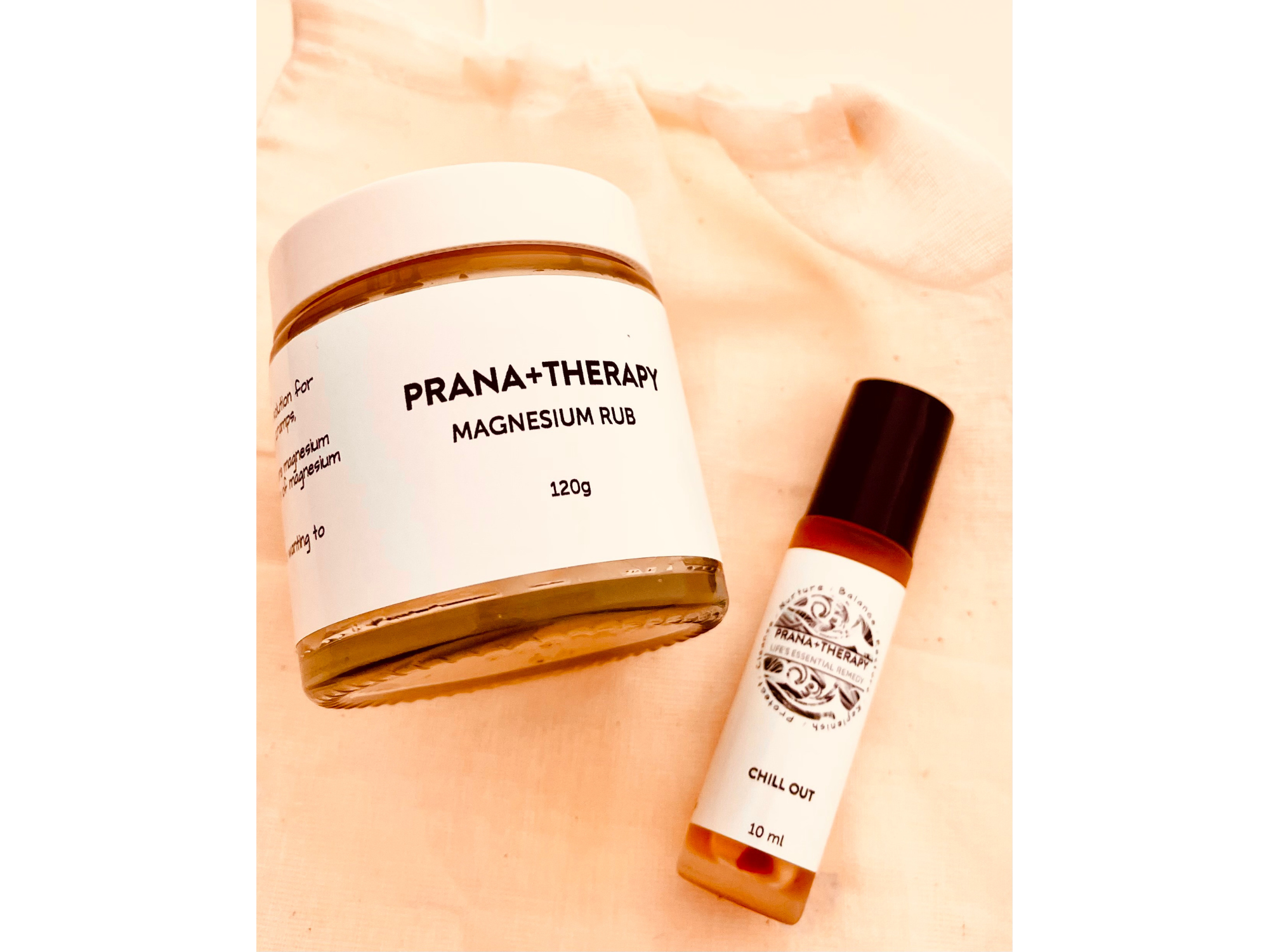 Prana+Therapy infused magnesium rub & CHILL OUT Wellness Bundle