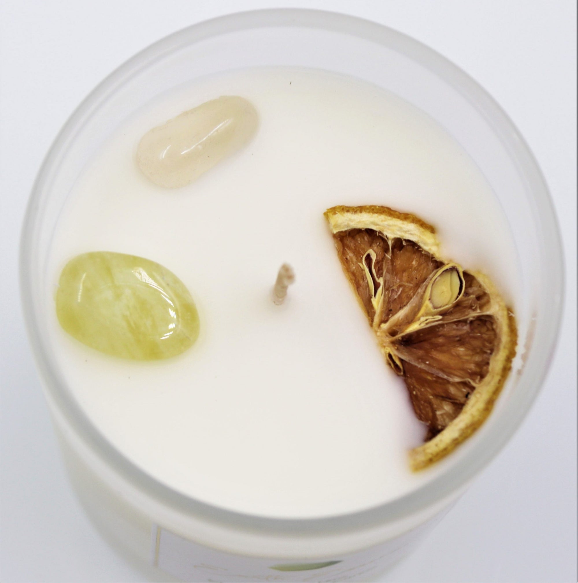 Crystal Soy Wax Candle Coconut and Lime