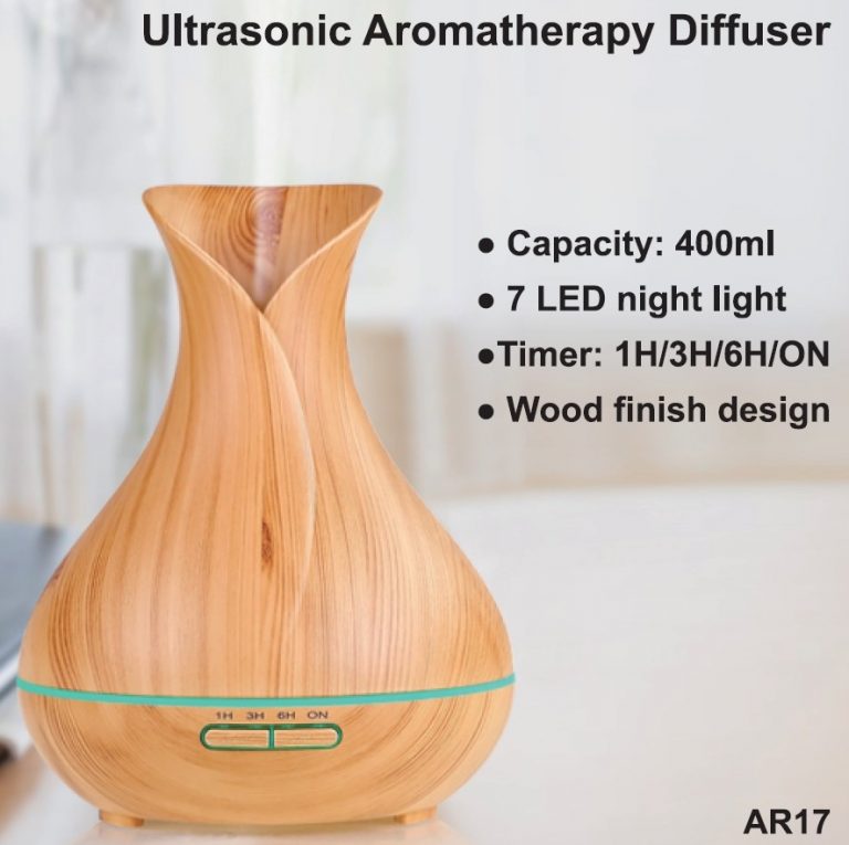 Aroma Diffuser Carafe Design Light Wood